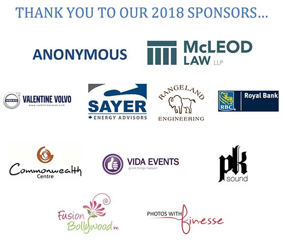 Thank You 2018 Sponsors
